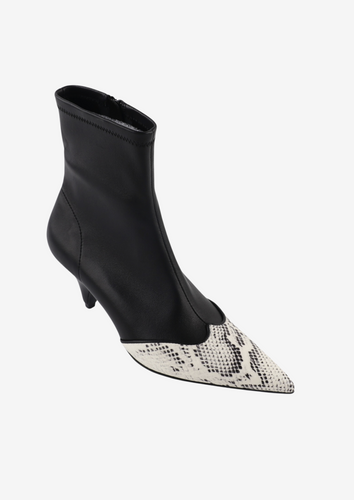 Archie Boot Black/Snake