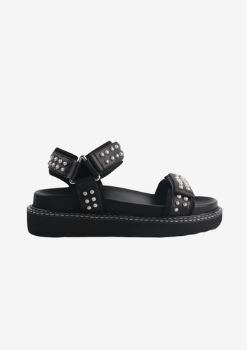 Roni Sandal Stud Black