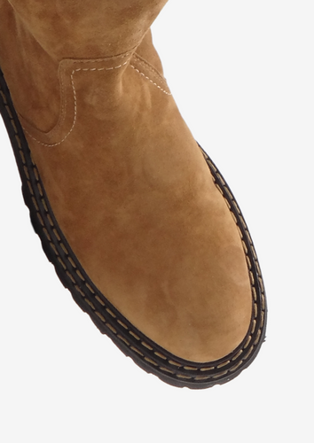 Wally Boot Chestnut Suede