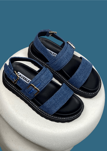 Xina Sandal Dark Denim