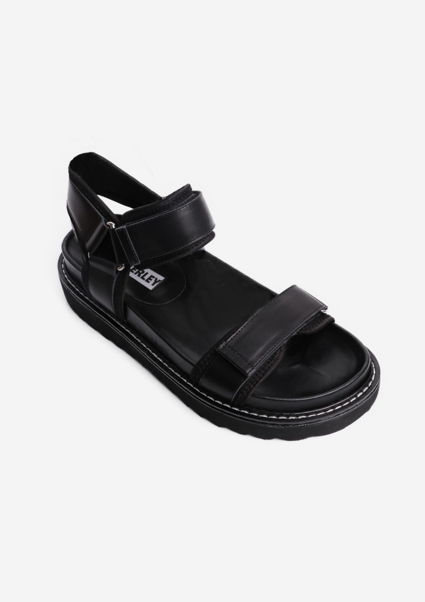 Roni Sandal Black – Caverley Shoes